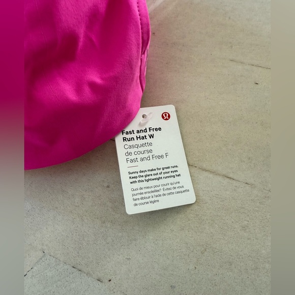 Lululemon Fast & Free Run Hat Pow Pink NWT 🌸🌸🌸 - Picture 7 of 9